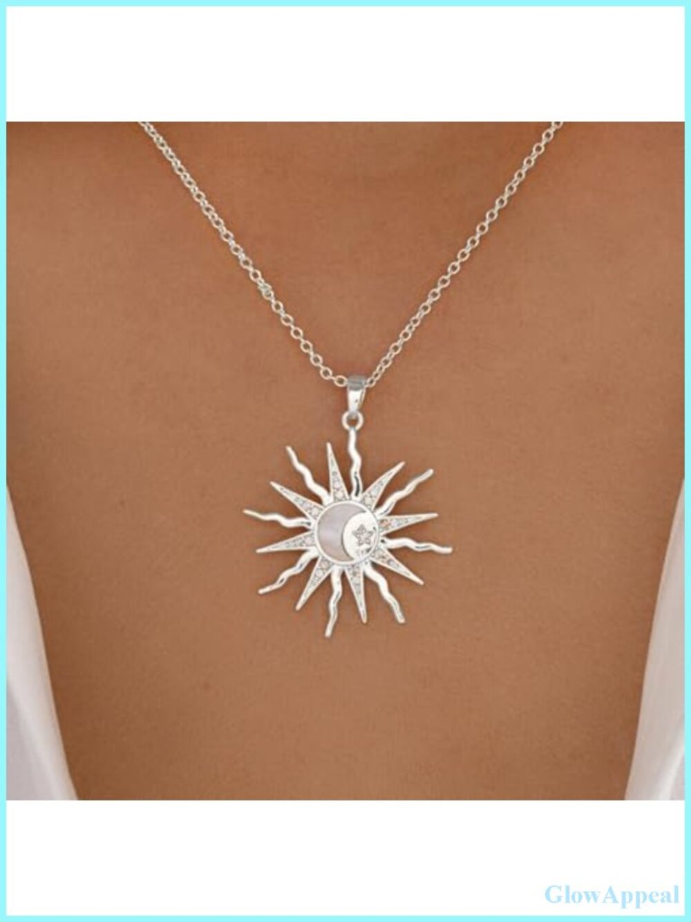 Dainty Tiny Pendant Choker Necklace Delicate Chain Jewelry Gift